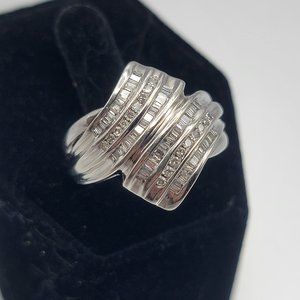 10K White Gold 1.3 ctw Diamond Ring